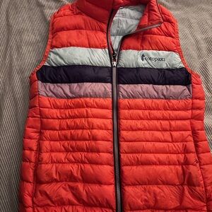 Cotopaxi Redish Orange Vest